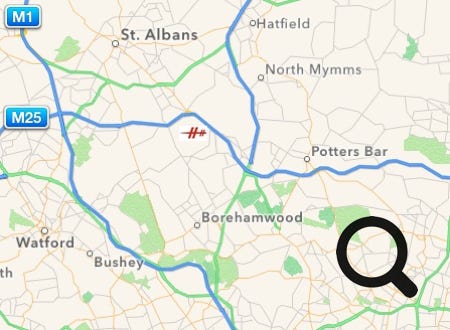 Shenley Map